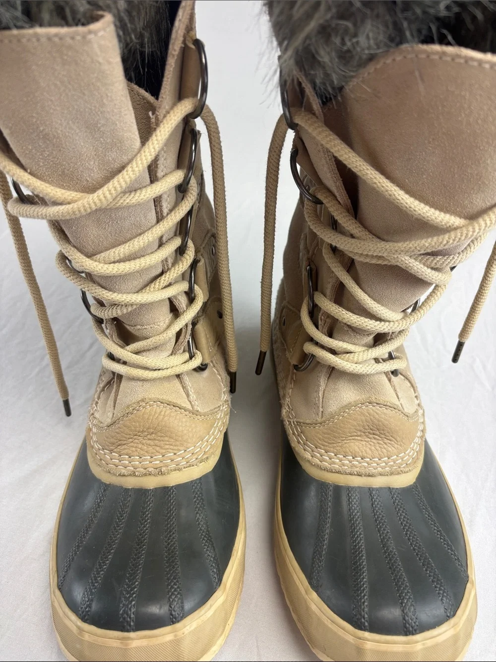 Sorel Joan of Arctic Waterproof Women’s Boots in Fawn Omega Taupe